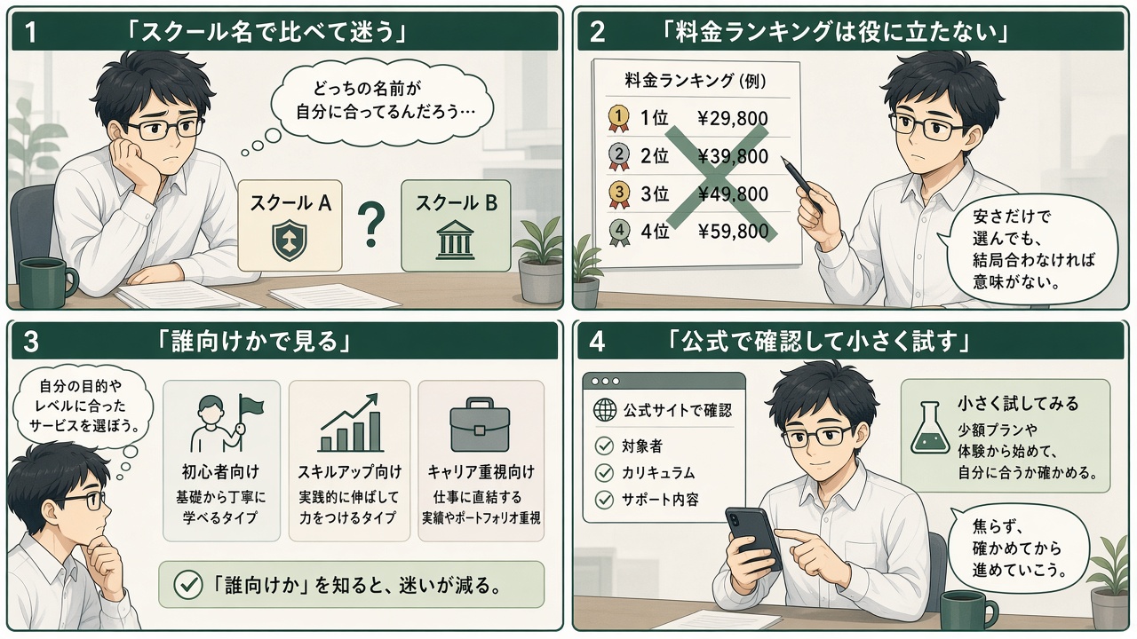 この記事の流れ(漫画)